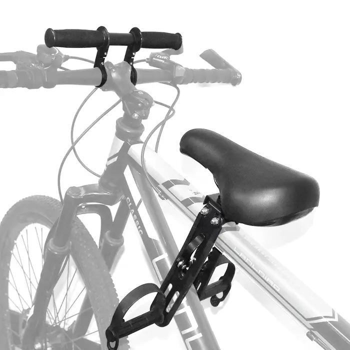 Siège avant pour vélo de montagne enfant 2 3 4 5 ans confortable et sécuritaire pour randonnées et escapades familiales