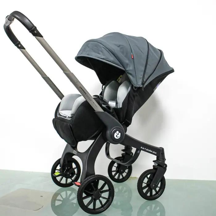 STOCK ue 4in1 bébé poussette bidirectionnelle multifonctionnelle nouveau-né bébé poussette 3in1 plia