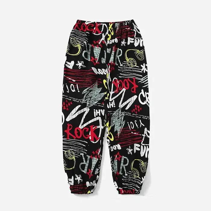 Pantalon sarouel femme ample élastique confortable été plage survêtement décontracté ceinture élastique