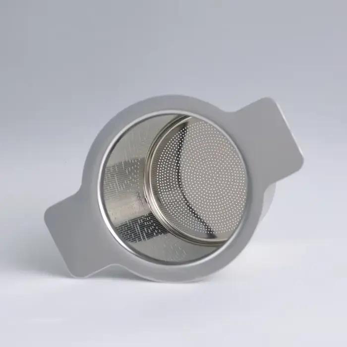 Infuseur à thé en maille réutilisable en acier inoxydable, passoire, filtre à feuilles, pièces de ta
