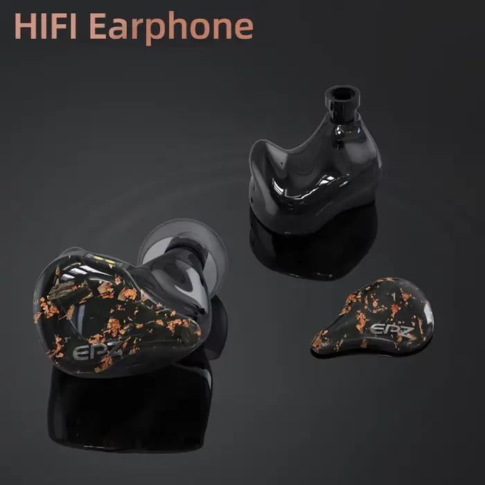 EPZ Q1 écouteurs filaires HIFI basse écouteurs IEM dans l'oreille moniteur casque de jeu 0.78 2 broc