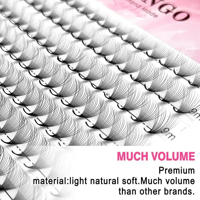 CoMango wispy base pointue préfabriqué russe volume ventilateurs 3D 6D 10D 12D 14D 16D extension de