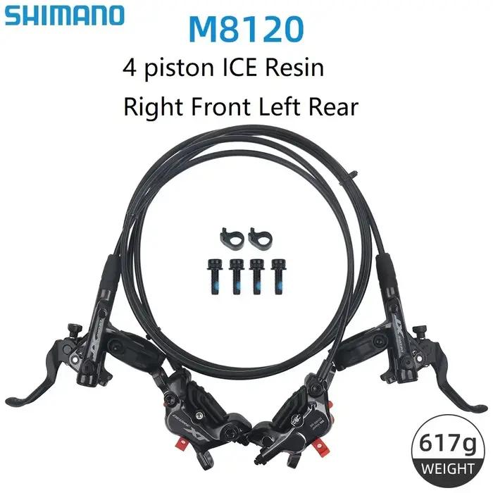 SHIMANO DEORE XT SLX M6100 M6120 M7100 M7120 M8100 M8120 jeu de freins à disque hydrauliques à 2 ou