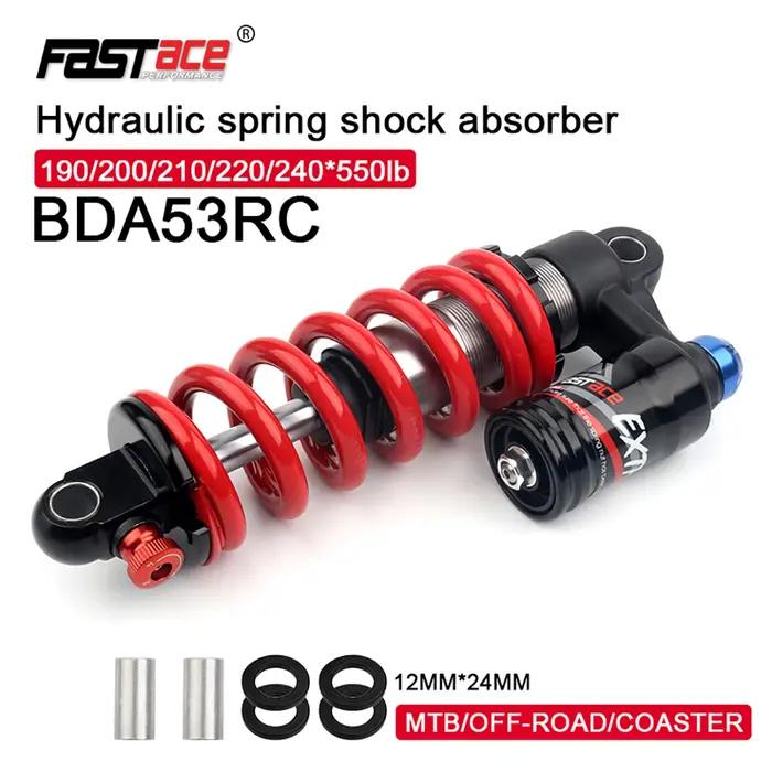 Fastace-Amortisseur de moto 53RC, suspension arrière de vélo VTT, 265mm, 190mm, 200mm, 210mm, 220mm,