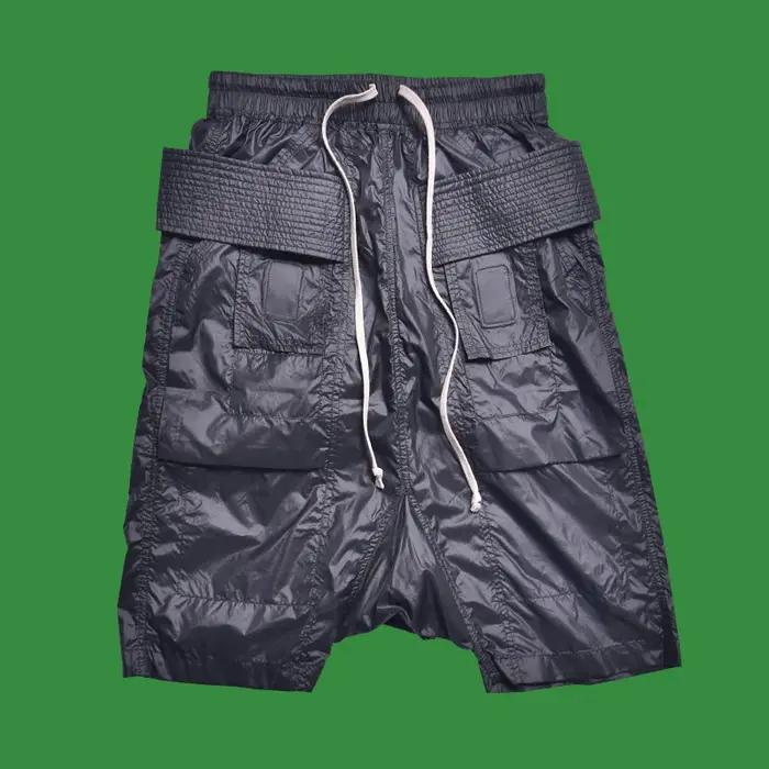 HKSH printemps été nouveau mince genou longueur pantalon jeunesse haute rue mode Shorts hommes Ins Tide Chic foncé Niche