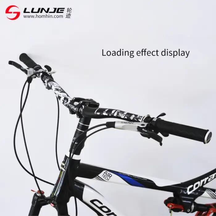 Guidon de vélo en alliage d'aluminium, rehausseur de guidon de VTT 720mm 780mm x 31.8mm, pièces carr