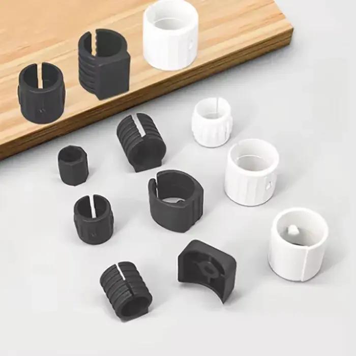 Colliers de serrage en forme de U, coussinets de pieds de meubles en plastique, couvre-pieds de Tabl