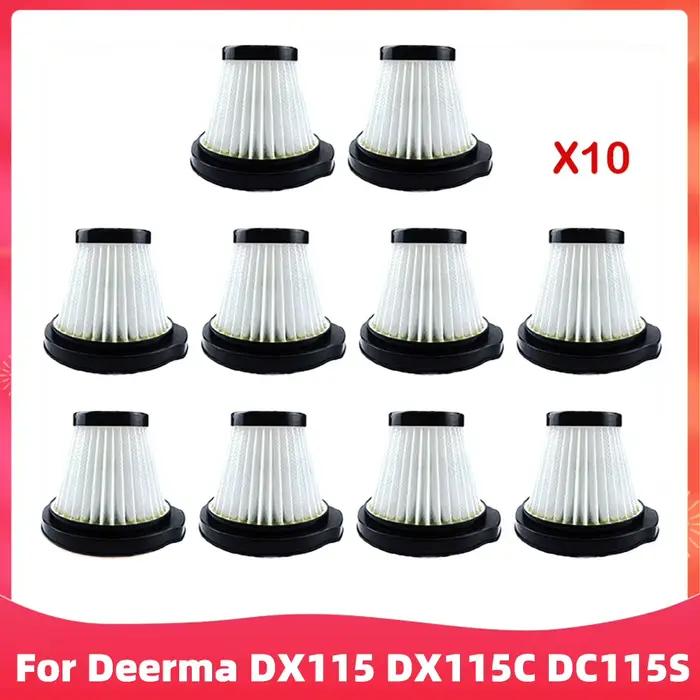 Compatible avec ( Deerma DX115 / DX115S / DX115C ) Filtre HEPA Aspirateur à Main Pièces Détachées et