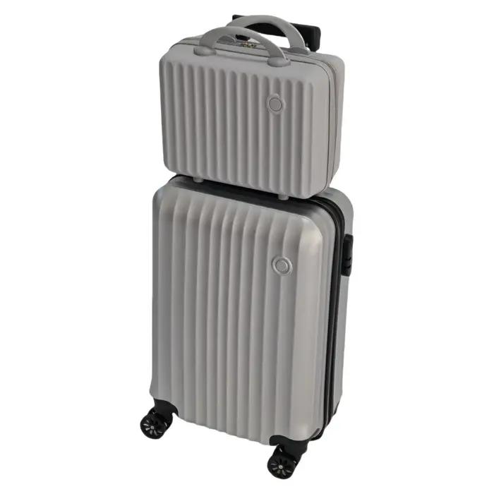 Ensemble de 2 pièces, boîtier de chariot de 20 pouces et combinaison de valise de 14 pouces, roues u