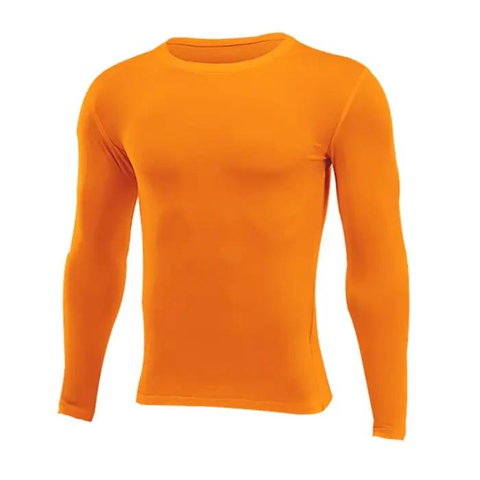 T-shirt compression longue base homme femme - Vêtement sport fitness football basket enfant