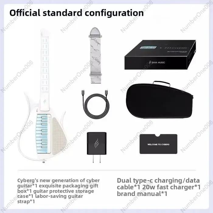 Cyber électronique sans cordes automatique guitare Piano accompagnement Intelligent choix de clavier