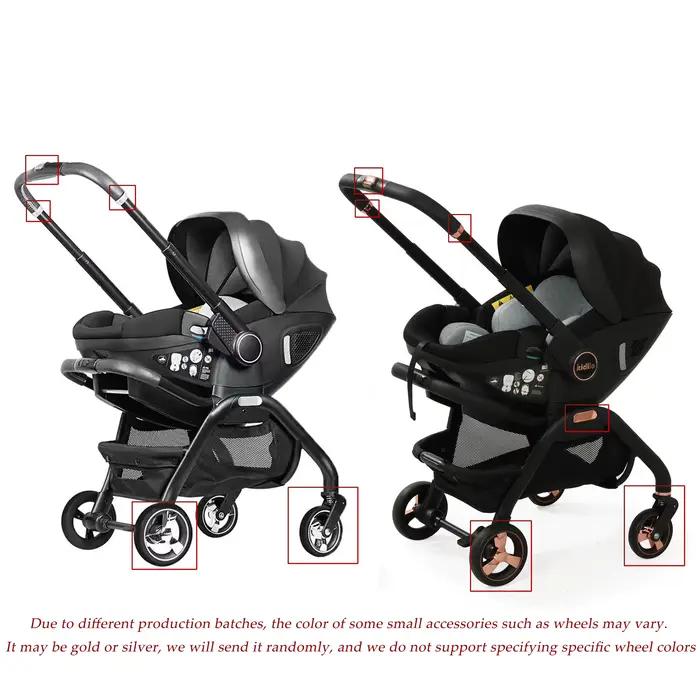Poussette multifonction 3 en 1 pour bébé, siège de sécurité pour enfant, panier de couchage portable