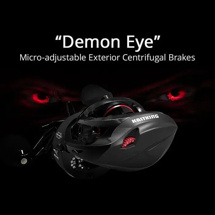 KastKing Speed Demon Elite Baitcasting moulinet de pêche 10.5:1 rapport de vitesse élevé 8.1KG traîn