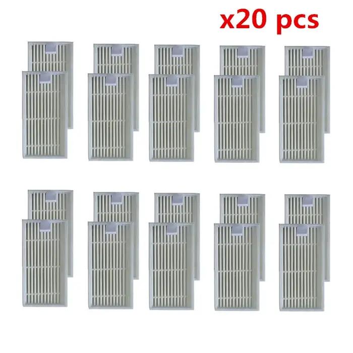 Filtre Hepa pour aspirateur Robot Ilife V50 V5S V3 V3S V5Pro V55 X5 V5S Pro, 20 pièces