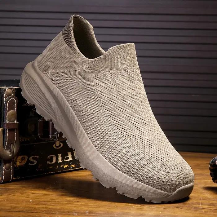 Chaussures de marche antidérapantes pour hommes, baskets de sport décontractées d'été, à la mode et