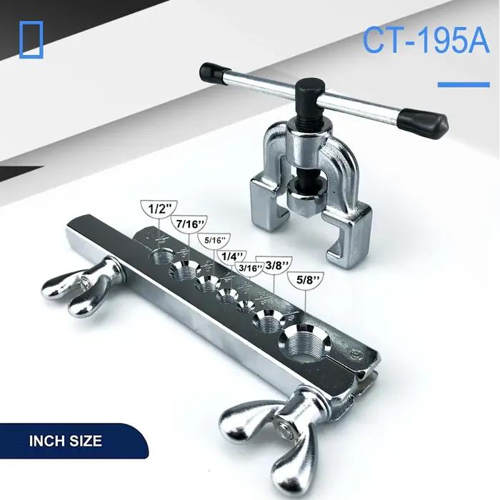 Extenseur de tubes en cuivre, Kit d'outils d'évasement à 45 degrés d'expansion de tubes en cuivre ut