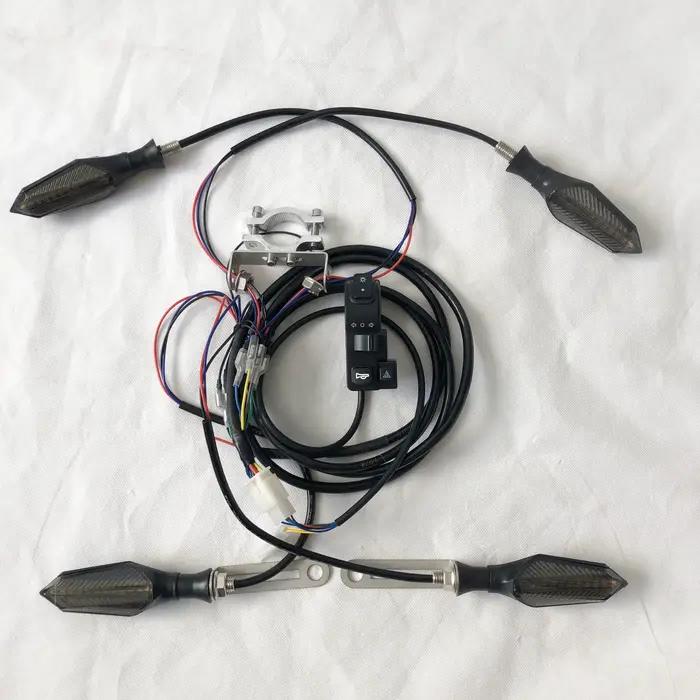 Clignotant LED 48v 60v pour vélo et Scooter électrique, clignotant étanche pour moto, clignotant pou