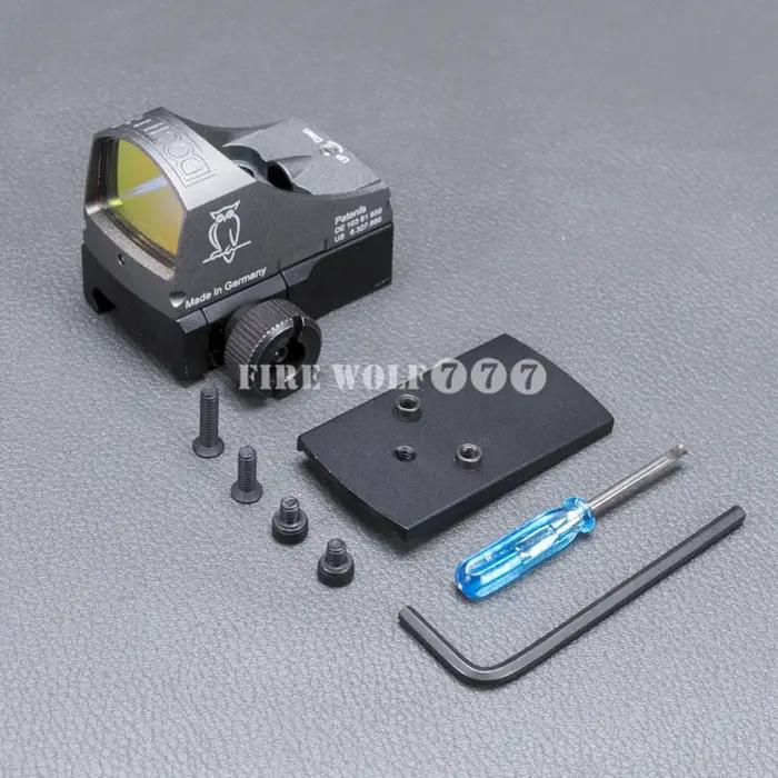 DOCTER chasse tactique réflexe point rouge vue optique avec 20mm montage Airsoft pistolet Glock port