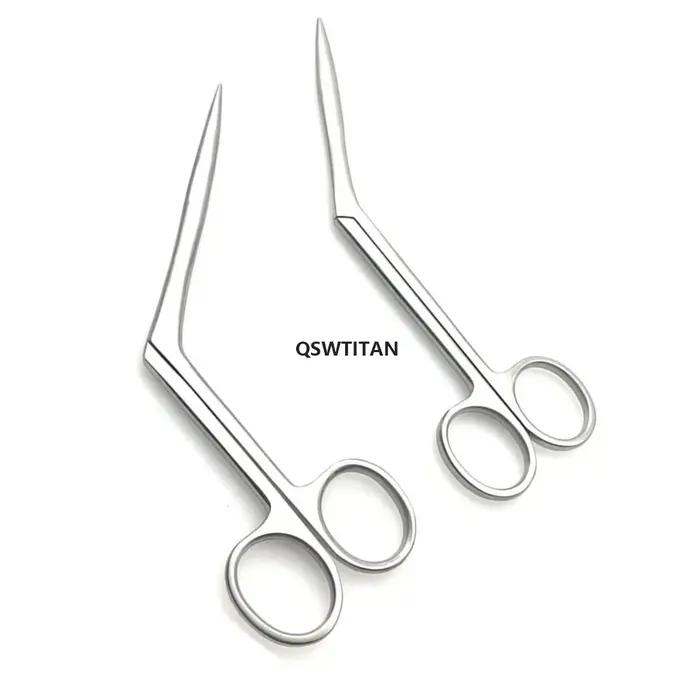Ciseaux nasaux en acier inoxydable, ciseaux chirurgicaux pour rhinoplastie, Instrument chirurgical à