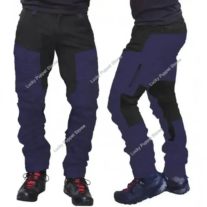 Pantalon cargo imperméable pour homme, pantalon de travail long d'été, pantalon de sport multi-poche