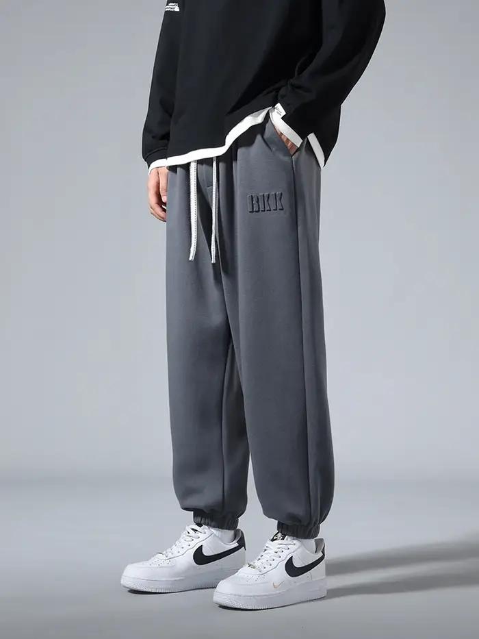 Pantalon de survêtement en coton/Polyester pour hommes, grande taille 8XL 7XL 6XL, Baggy de sport, H