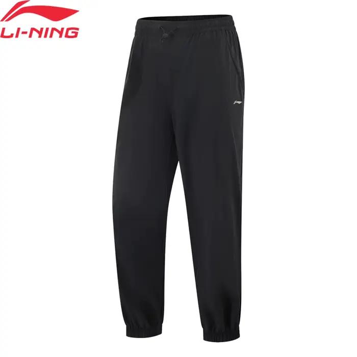 Li-ning – pantalon de sport de Fitness pour femmes, coupe ample, 87% Nylon, 13% élasthanne, doublure