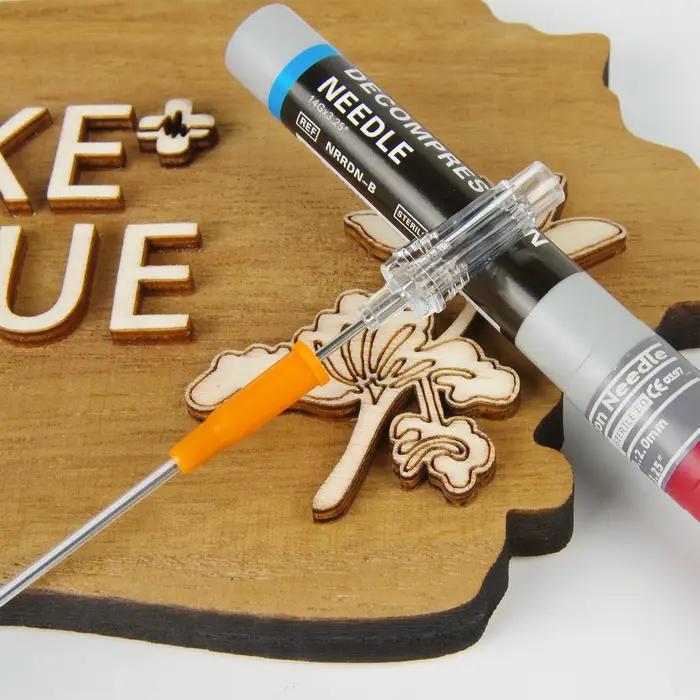 Sanke sauvetage pneumothorax aiguille traumatisme médical Ifak cathéter de poitrine aiguille 50g aig