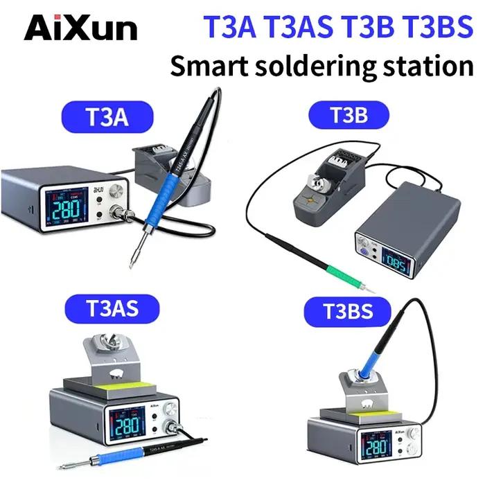 AIXUN T3A T3B Station de soudage intelligente soudage T115/T210/T245 /T12 Station de reprise T3AS T3