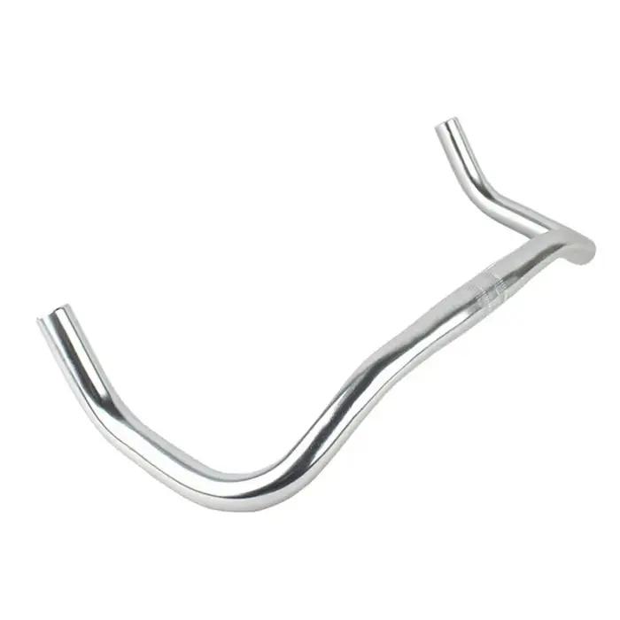 Repose-guidon de vélo en alliage d'aluminium, barre courbée, 22.2x25.4x420mm, piste de vélo à vitess