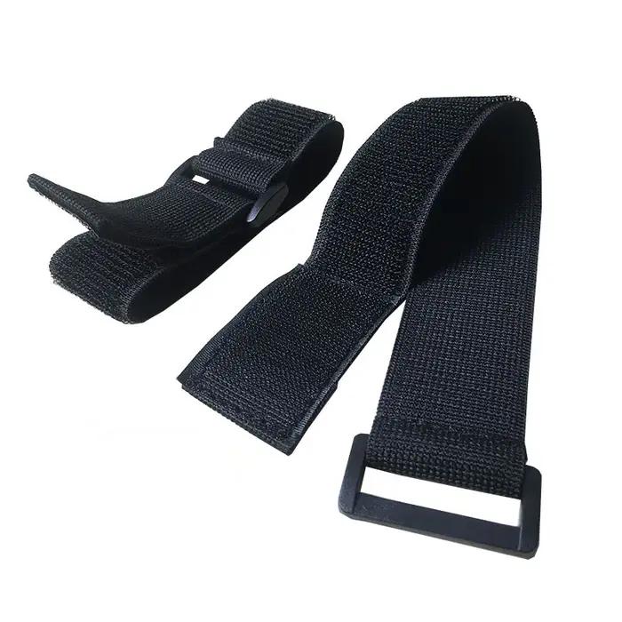 Boucle inversée hautement élastique personnalisable, bande élastique en Nylon, boucle à crochet, att