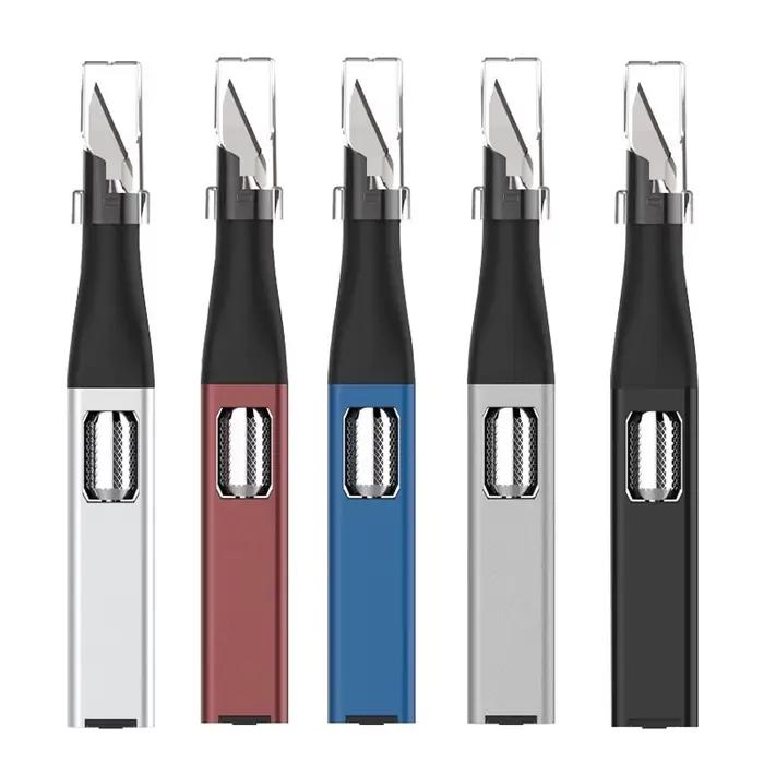 Couteau à graver sur stylo DIY | Livré avec 5 lames artistiques interchangeables en forme de fer à