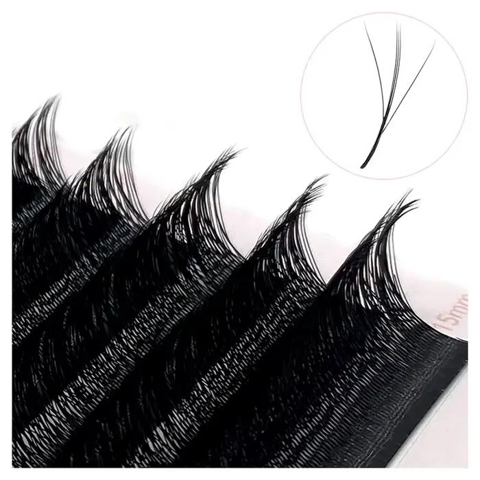 NATUHANA nouvelle Extension de cils en forme de 3DW 3D Volume préfabriqué cils en éventail W Style c
