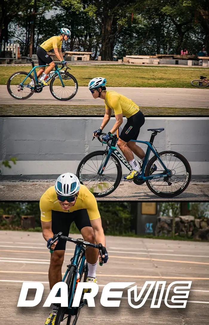 DAREVIE Maillot de cyclisme respirant pour hommes et femmes, vêtements de cyclisme à séchage rapide,