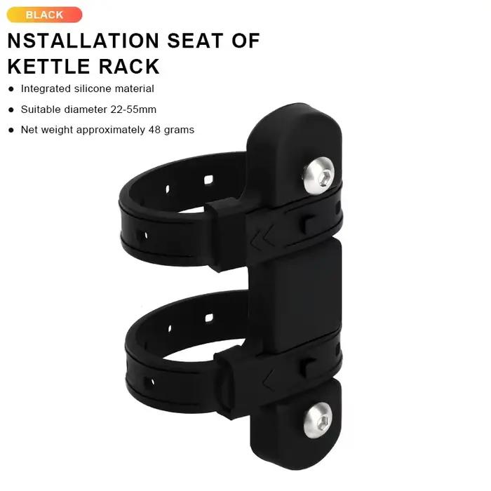 Porte-bidon Toptrek pour VTT et vélos de route supportant une bouteille de 750 ml design moderne et durable à installer sur barre avant ou arrière