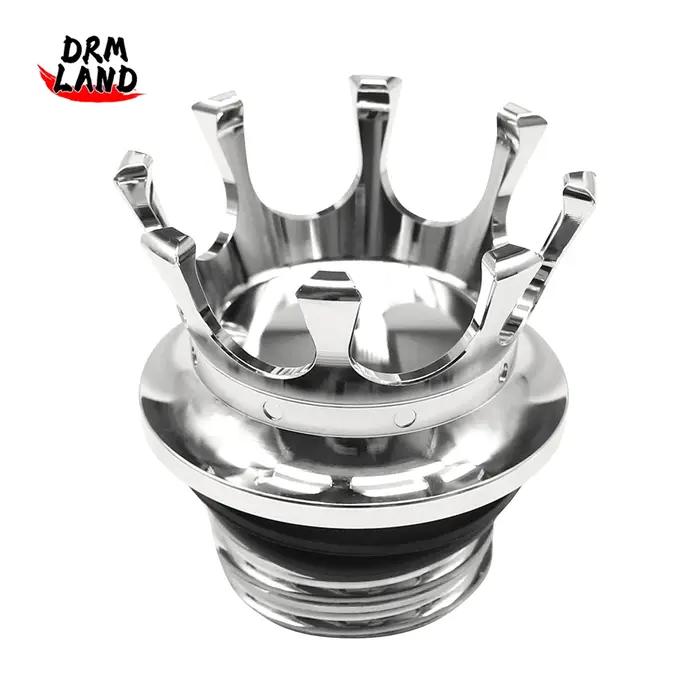 Couvercle de réservoir de carburant ventilé couronne de moto, bouchon de gaz pour Harley Sportster X