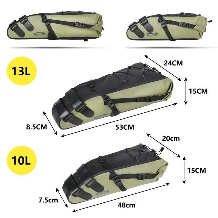 Bal inowalk-Sac de vélo entièrement étanche, sac arrière T1 pour vélo de route et de montagne, sacoc