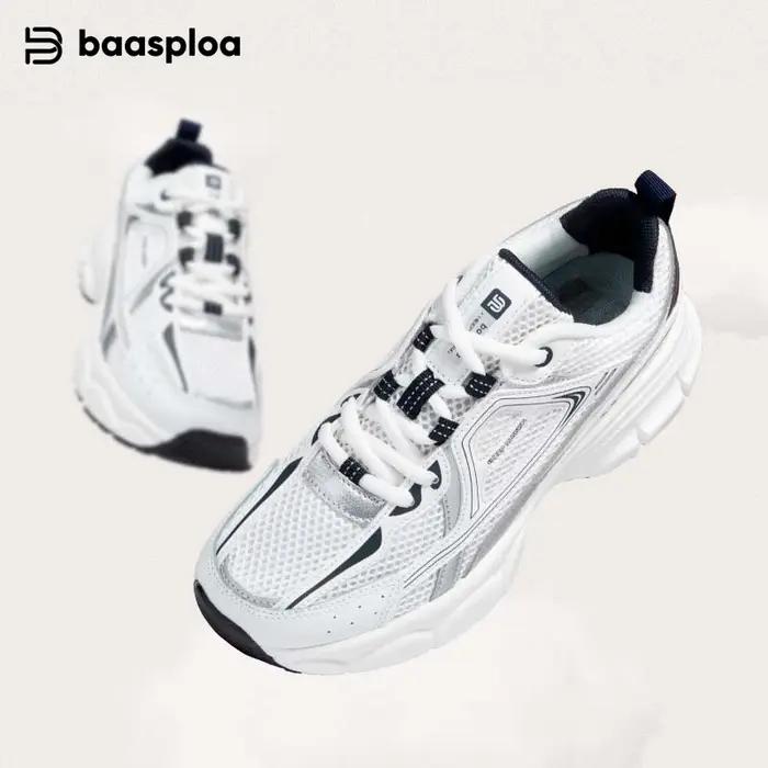 Baasploa femmes chaussures de Sport maille respirant léger chaussures de marche décontractées femme