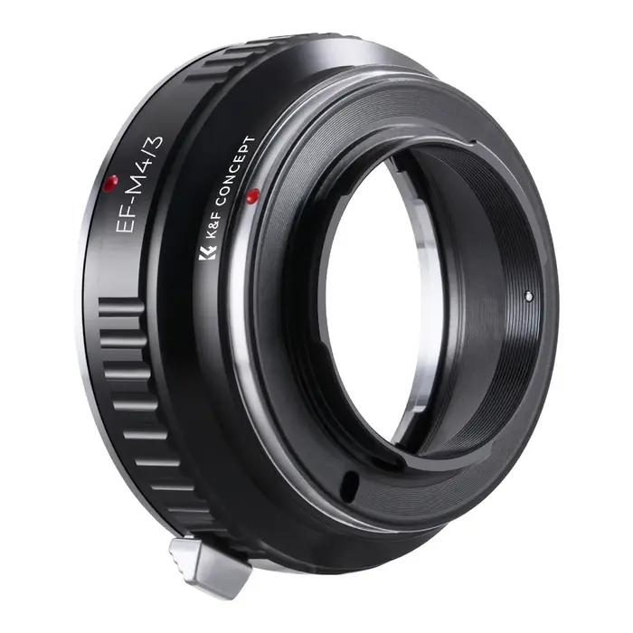 Adaptateur d'objectif K&F CONCEPT pour objectifs Canon EOS EF vers M4/3 MFT pour Olympus PEN et pour