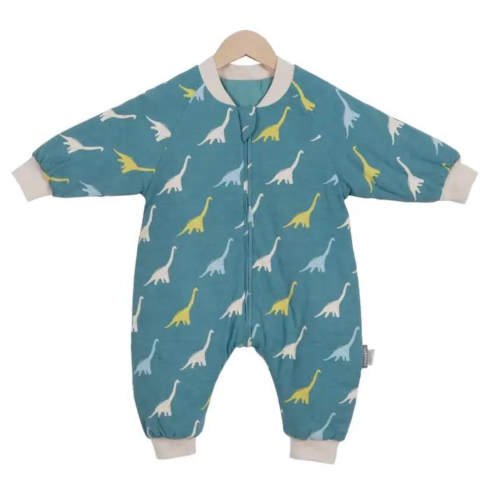 Sac de Couchage Dinosaure pour Bébé de 1 à 4 Ans, Vêtements de Nuit d'Hiver Chauds, 2,5 Tog