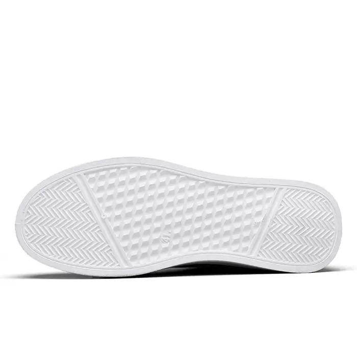 Chaussures en cuir décontractées pour hommes, version coréenne, petites chaussures plates blanches,