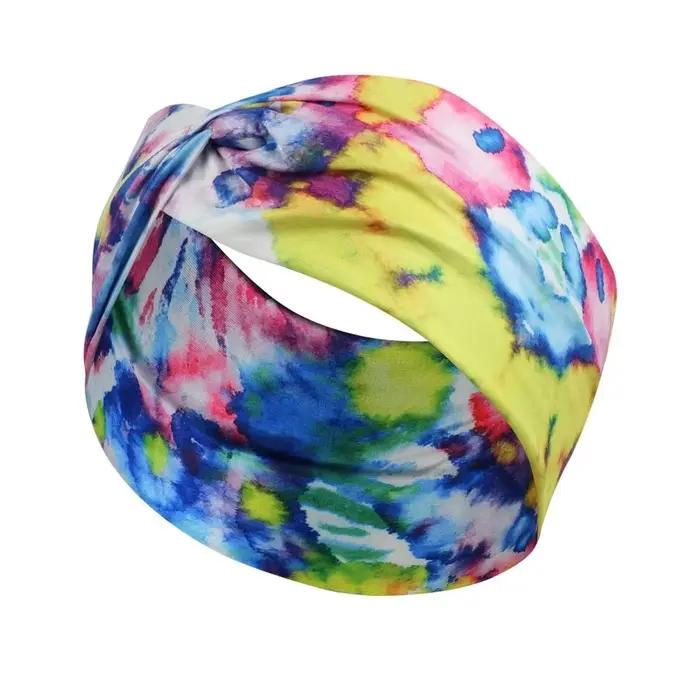 1PC femmes bandeau sport extensible pansement sueur bandeau élastique Yoga bandes de cheveux bandeau