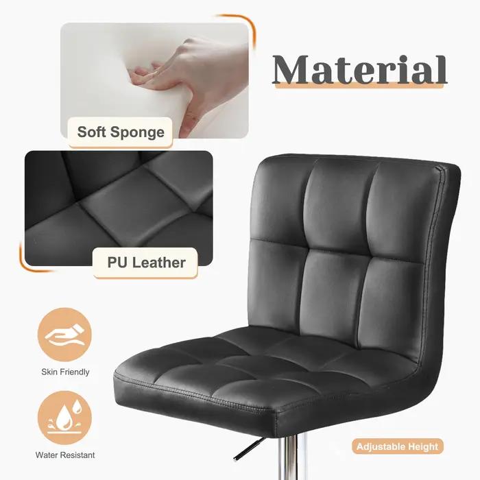 JIAN-Ensemble de 2 barres de piste en cuir PU, supports de comptoir recommandés, SGS ignorent le gyl
