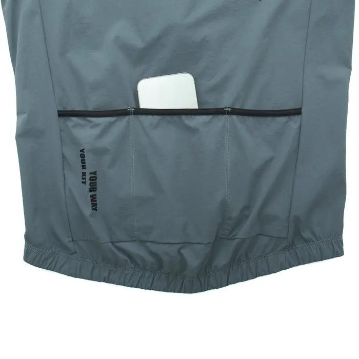 YKYWBIKE Gilet de cyclisme thermique en polaire pour homme, coupe-vent, imperméable, sans manches