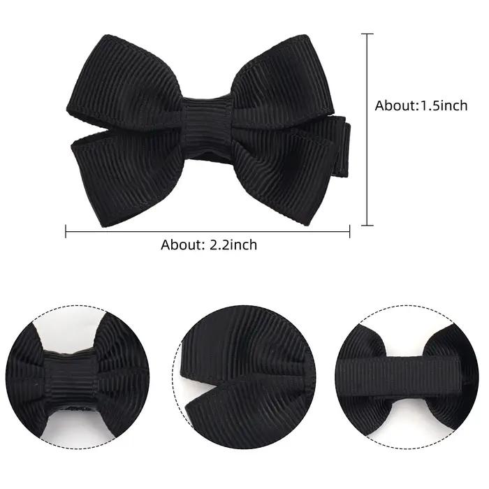 Nœuds de cheveux pour bébés filles, 10/20/25/50 pièces, par paires, nœuds de ruban de 2 pouces, pinc
