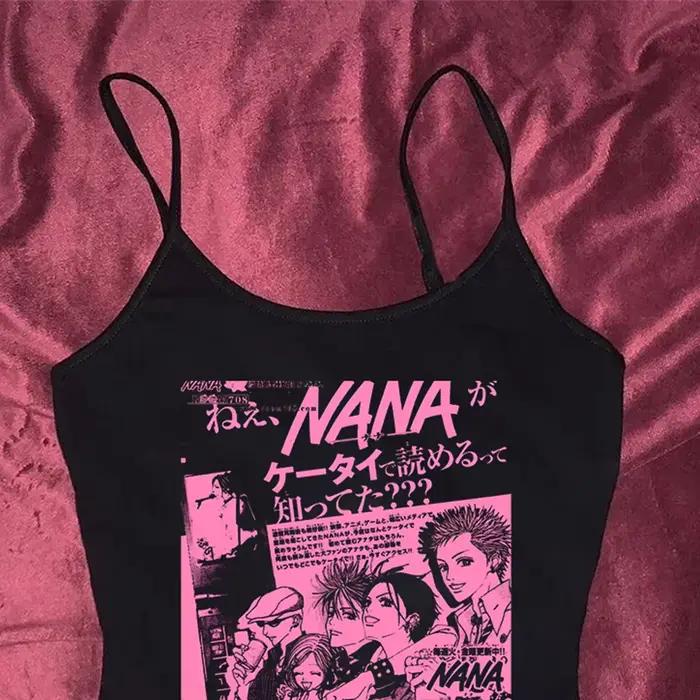 Y2k Nana Osaki graphique t-shirts décontracté Harajuku Streetwear vêtements japonais mode Rock Punk