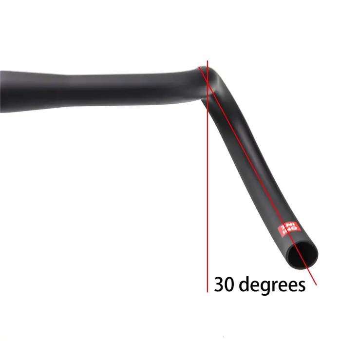 Guidon de gravier en carbone grande barre évasée vélo de route cyclocross 400 420 440mm 30 degrés offert ruban de guidon occasion spéciale