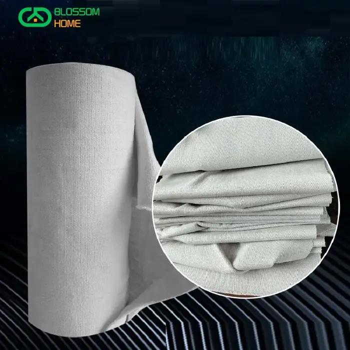 Tissu de protection ignifuge en Fiber de céramique, fil de Nickel résistant aux hautes températures,