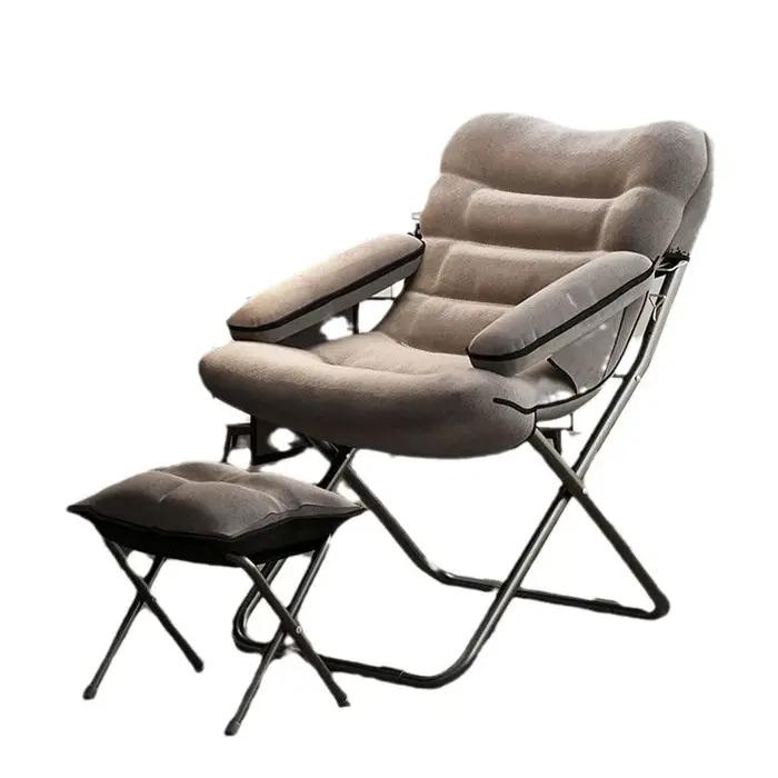 Fauteuil inclinable pliant avec dossier confortable pour la pause déjeuner, canapé paresseux domesti