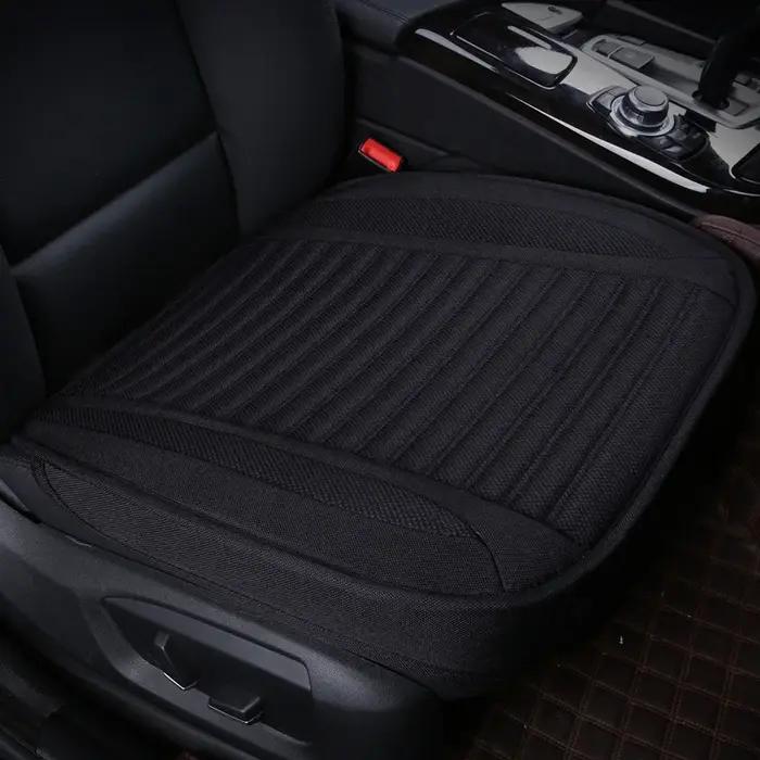 Coussin de siège de voiture en lin, coussinets antidérapants pour sièges principaux et copilote, hou