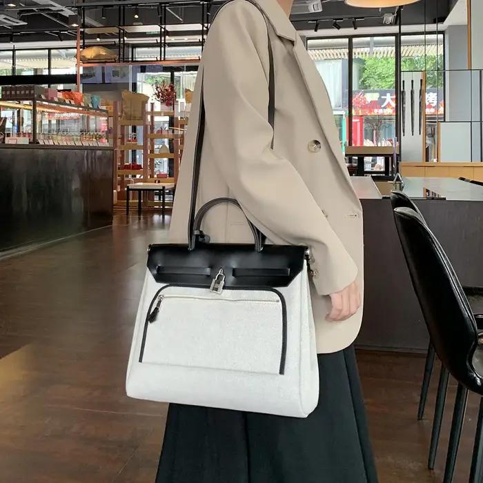 Sac à main polyvalent et tendance, nouveau style 2026, sensation premium, sac fourre-tout à bandouli